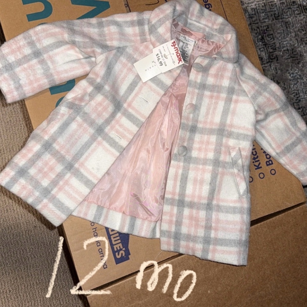 baby girl peacoat 12 month old from tj maxx